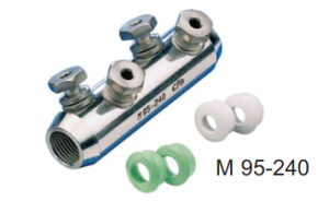 Złączka śrubowa SN M95-240/16-95  Al-Cu       